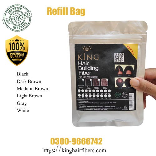 King Hair Building Fibers – Pack of 2 better than Toppik and