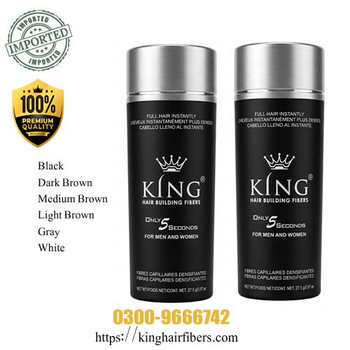 King Hair Building Fibers – Pack of 2 better than Toppik and