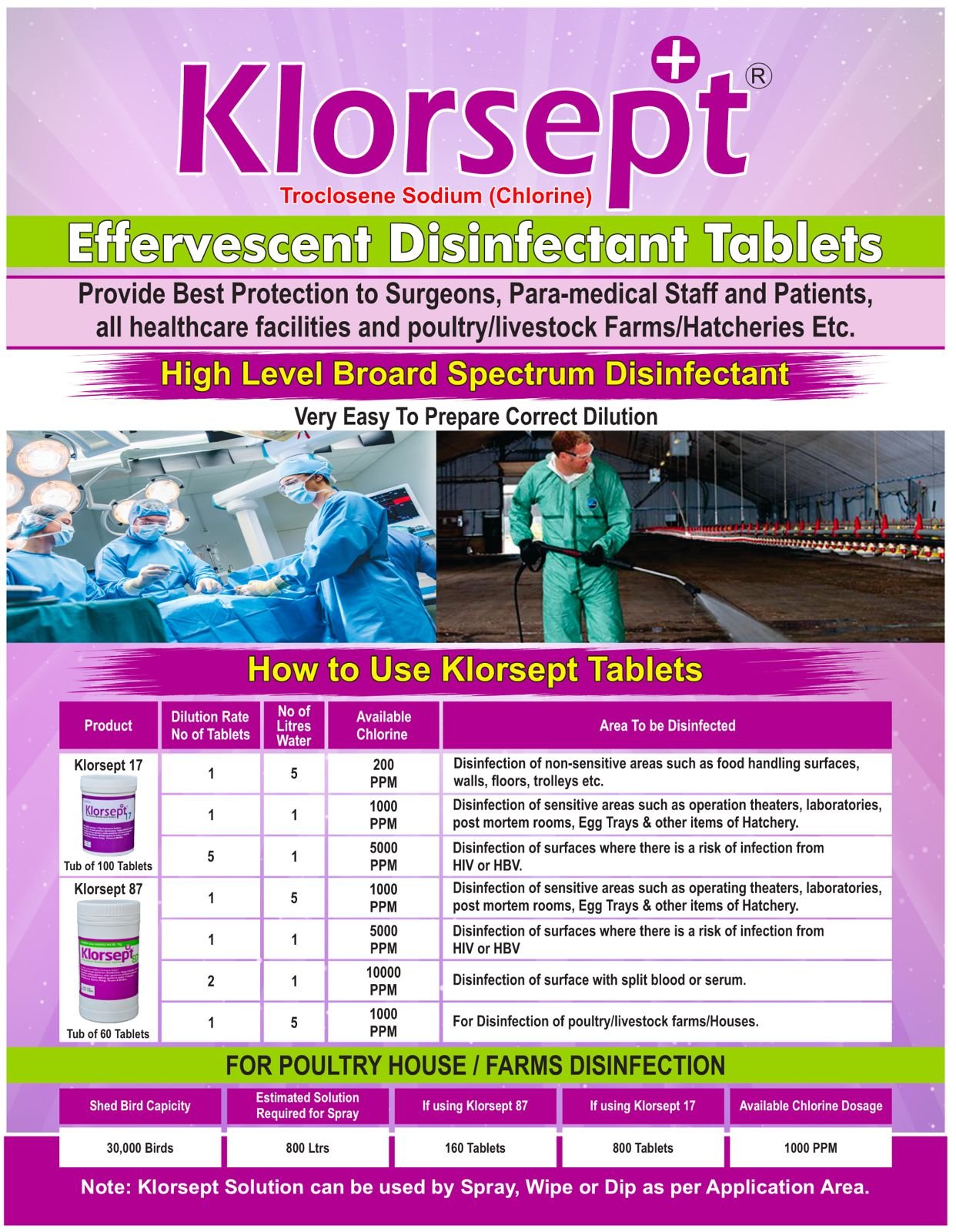 Water purification tablets