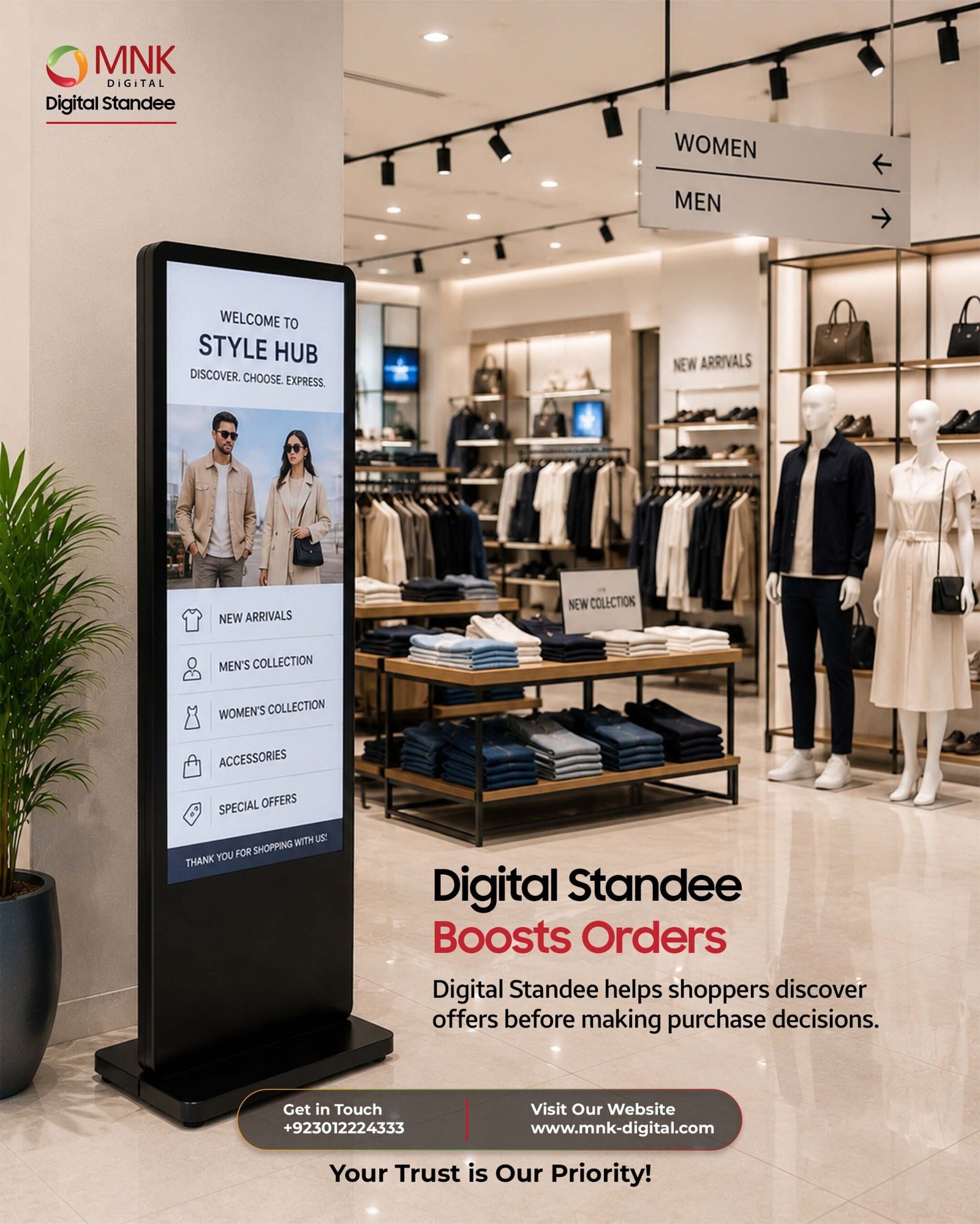 Digital Standee – Smart Advertising That Gets Noticed!