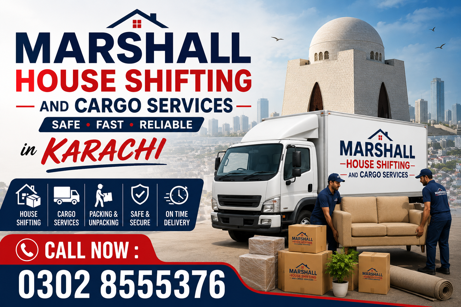 Marshall Pckers and movers and Cargo services in karachi