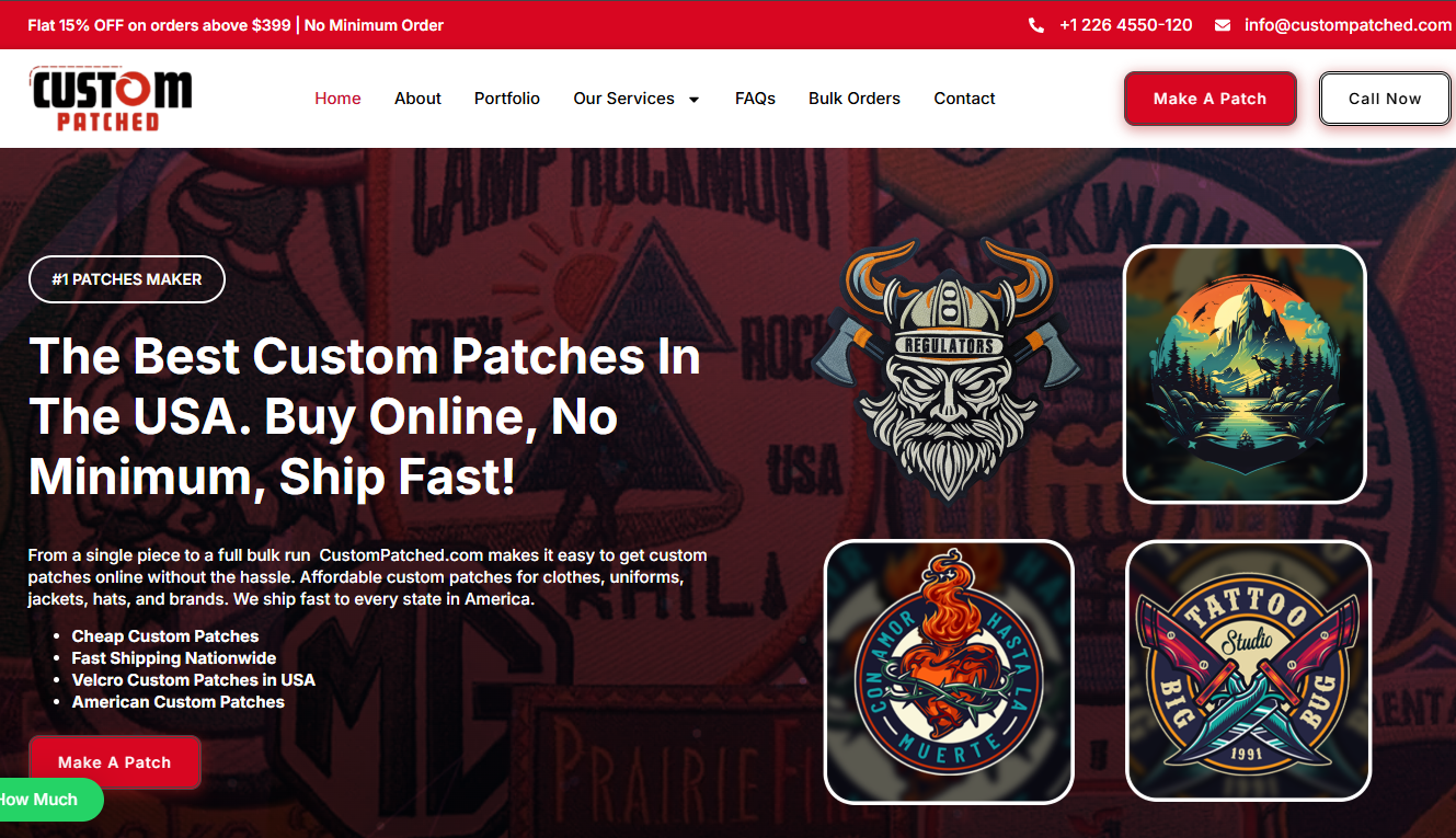 Custom Woven Label Patches at CustomPatchedUSA