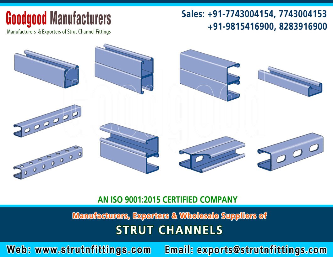 Strut Support Systems, Channel Bractery & Fittings manufactu