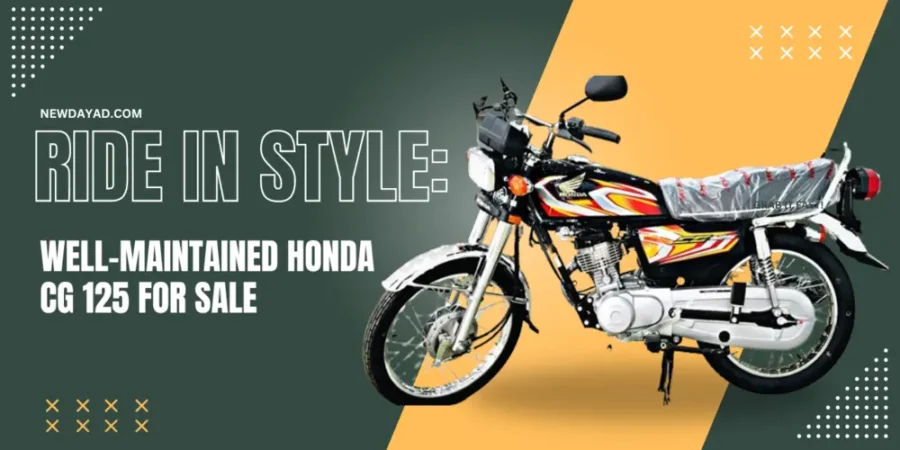 Well-Maintained Honda CG 125 For Sale At Newdayad.com