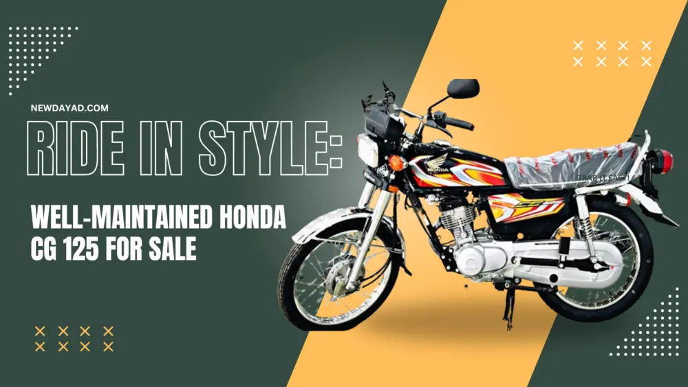 Well-Maintained Honda CG 125 For Sale At Newdayad.com
