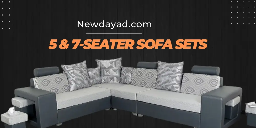 5 & 7 Seater Sofa Set for sale
