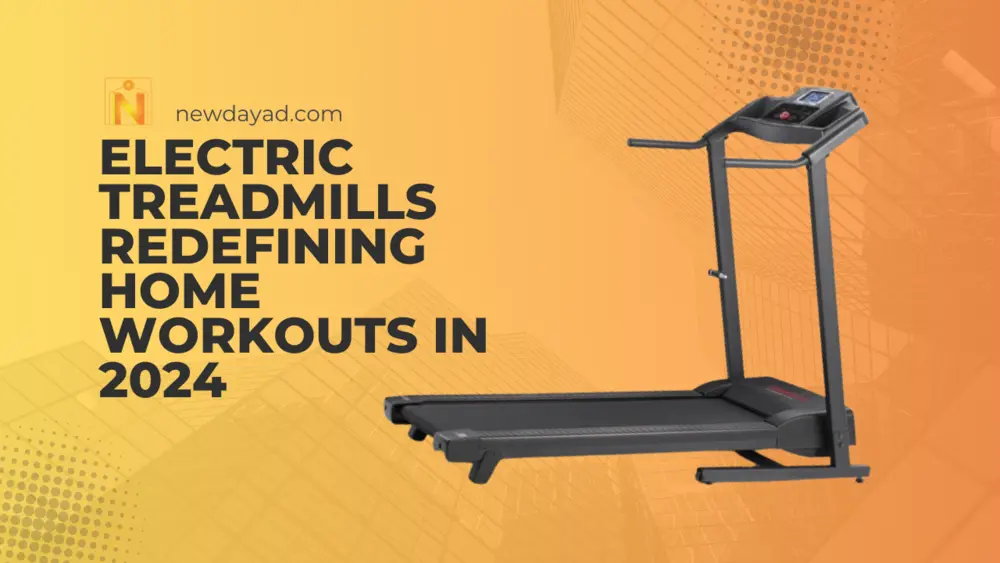 Electric treadmill for home