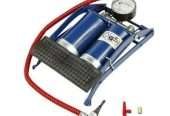 High Pressure Pump Double Air Cylinder Portable Foot Tyre Inflator