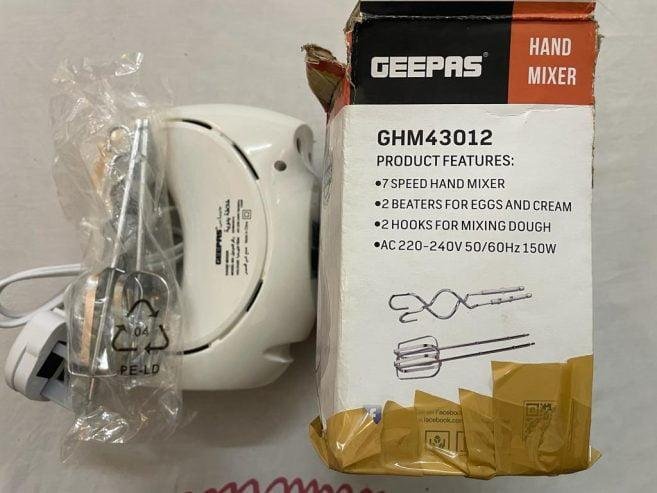Geepas 7 Speed Hand Mixer Powerful