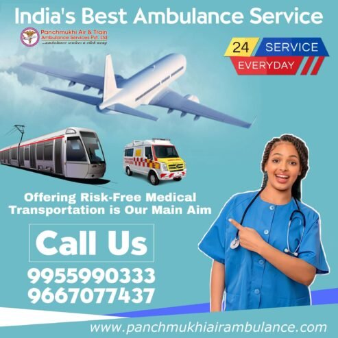 Pick Panchmukhi Air Ambulance Service in Jamshedpur