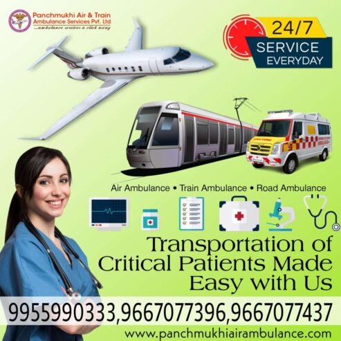 Get Panchmukhi Air Ambulance Services in Gorakhpur