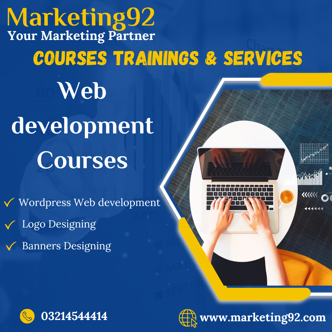 Marketing92-Professional Web Development Courses In Pakistan