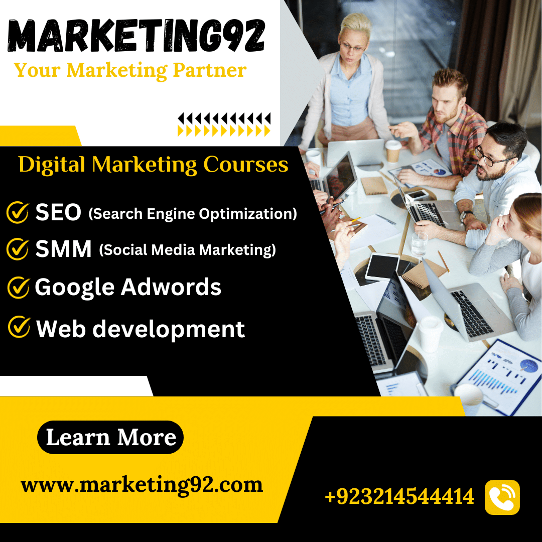 Top Notch Digital Marketing Courses in Lahore-Online Digital