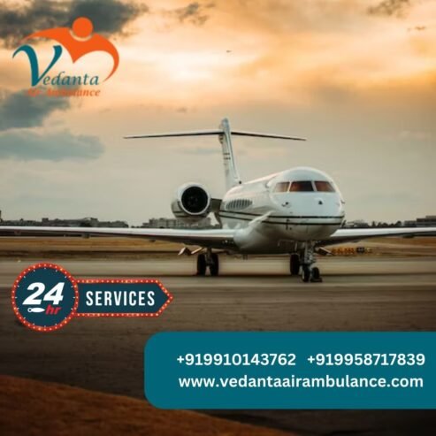 Vedanta Air Ambulance from Patna with Dedicated Medical Team