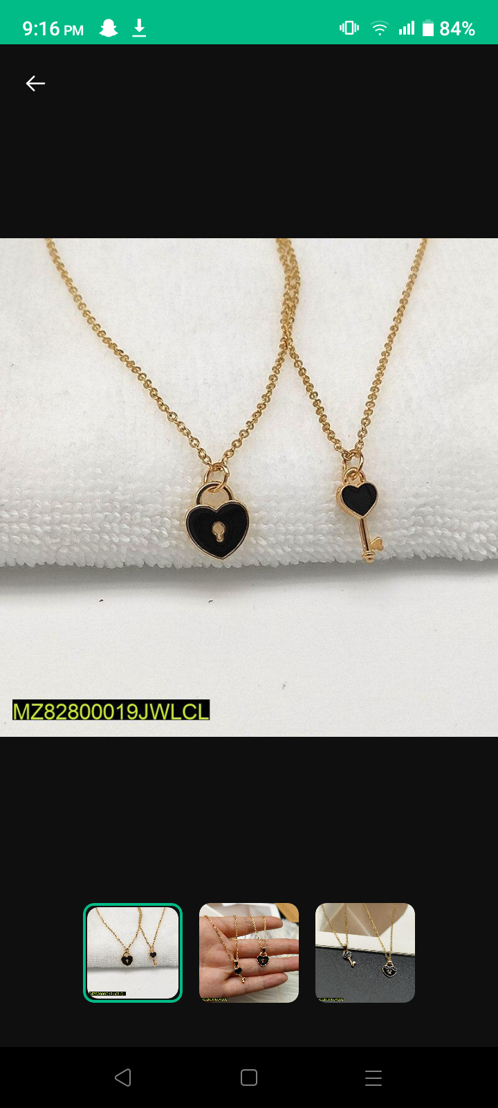 2 PCs key Lock pendent set