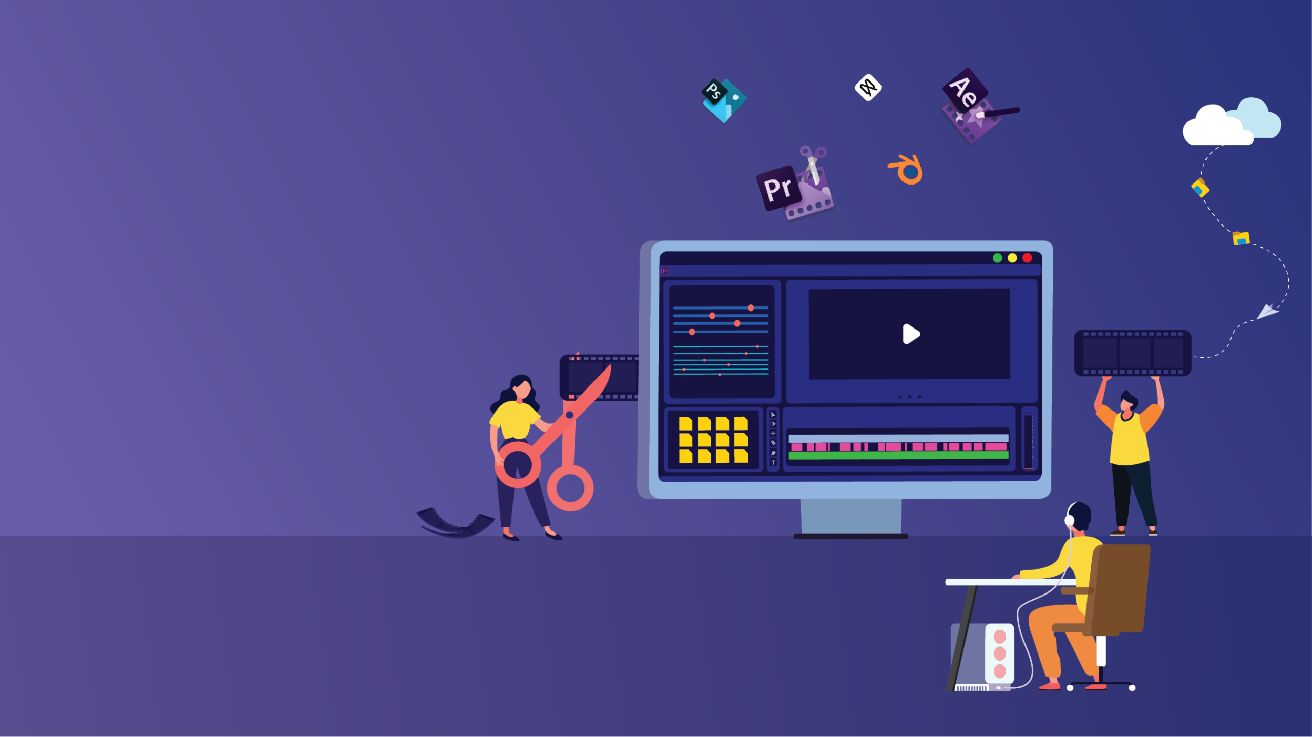 SambaraVid – Video editing and 2d animation services.