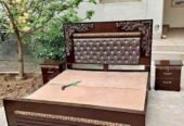 bed set, double bed, king size bed, poshish+polish bed, bed for sale