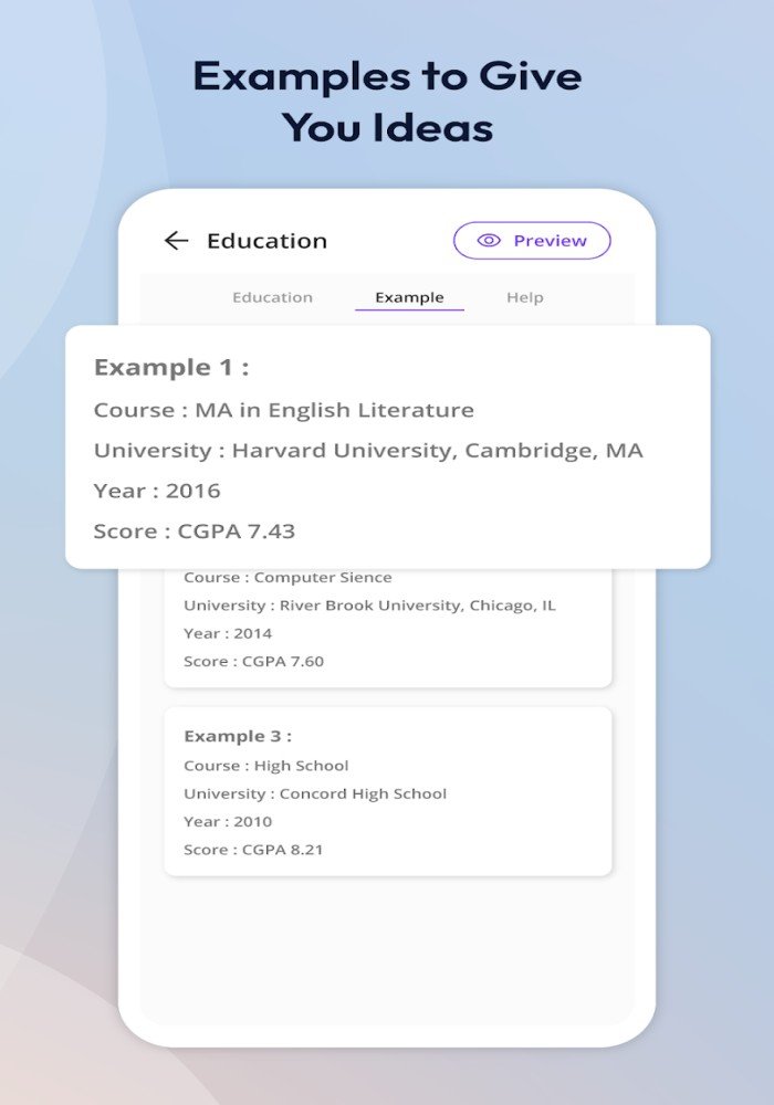 My Resume Builder CV Maker App