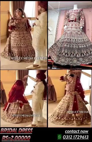 Barat Dress | Bridal Dress | Bridal for Bride | Designer wedding dress