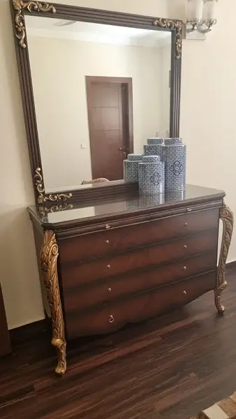 designer bed set unused