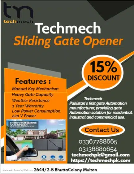 Sliding Swing Gate Motor Automatic Remote Opener Mobile Gate