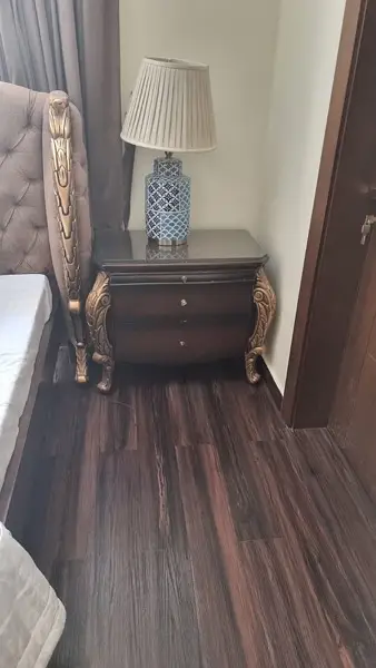 designer bed set unused