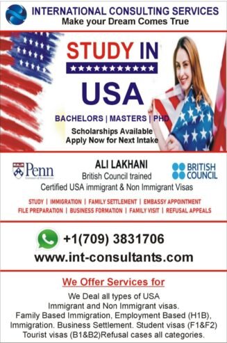 USA study visa consultants in Karachi