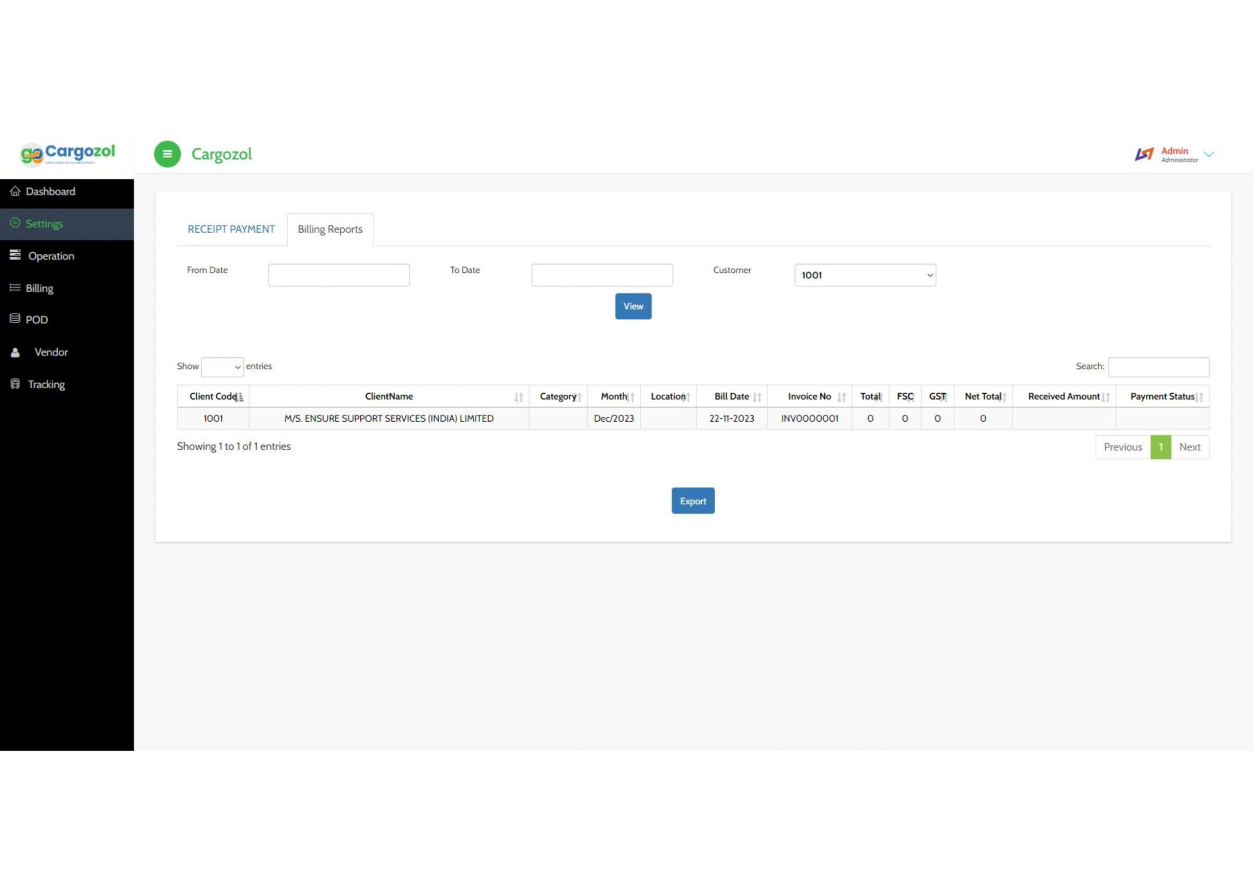 Cargozol Logistics Management Software – Scriptzol