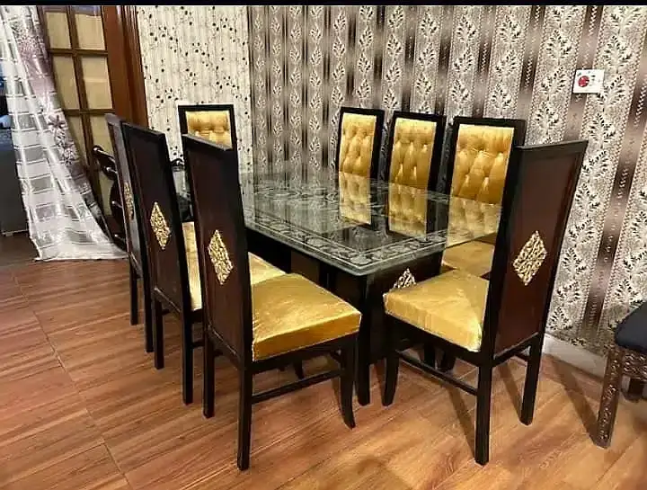 Dining Tables For sale 6 Seater\ 6 chairs dining table\