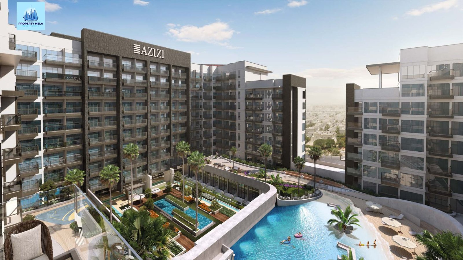 AZAZI BEACH OASIS Dubai Studio City Starting From AED 517K