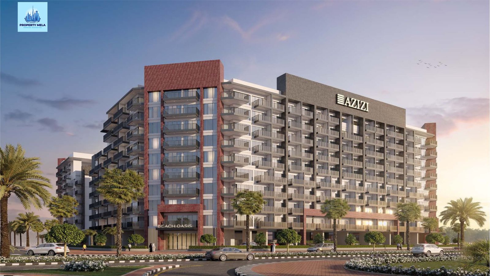 AZAZI BEACH OASIS Dubai Studio City Starting From AED 517K