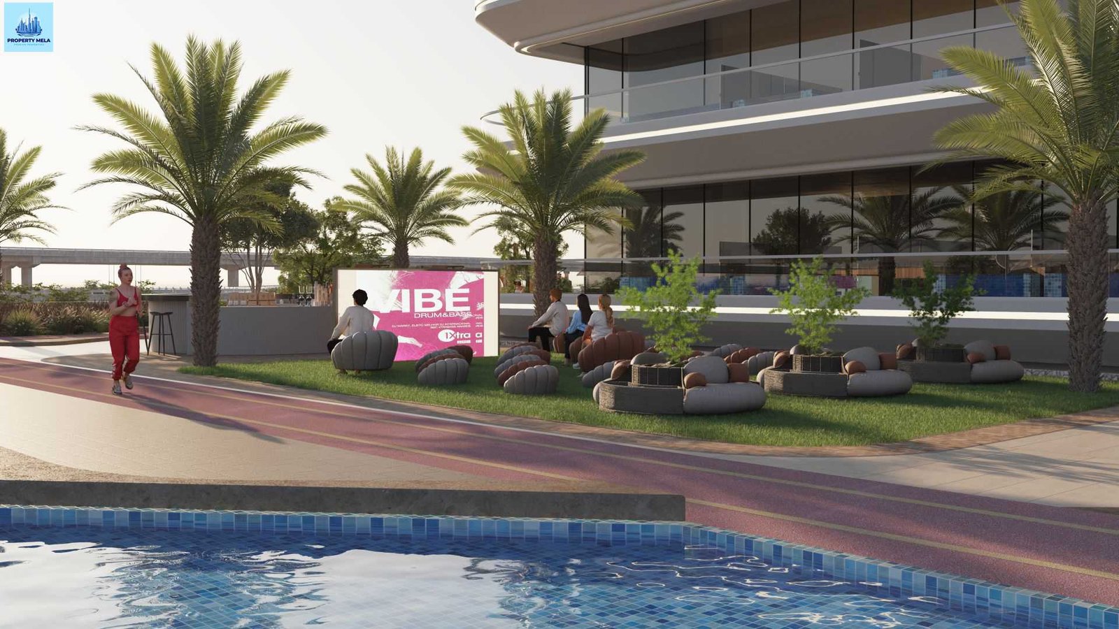 Dubai Apartment With Swimming Pool Just 1*% Monthly