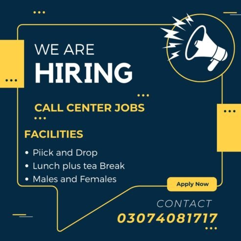 Urdu Call Center Jobs for Males and Females