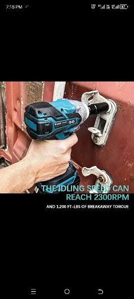 21volt brushless rechargeable drill machine