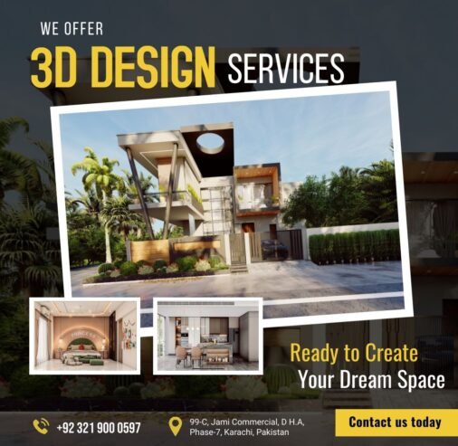 2D Plans | AutoCAD Drawings | 3D Rendering | Interior Design