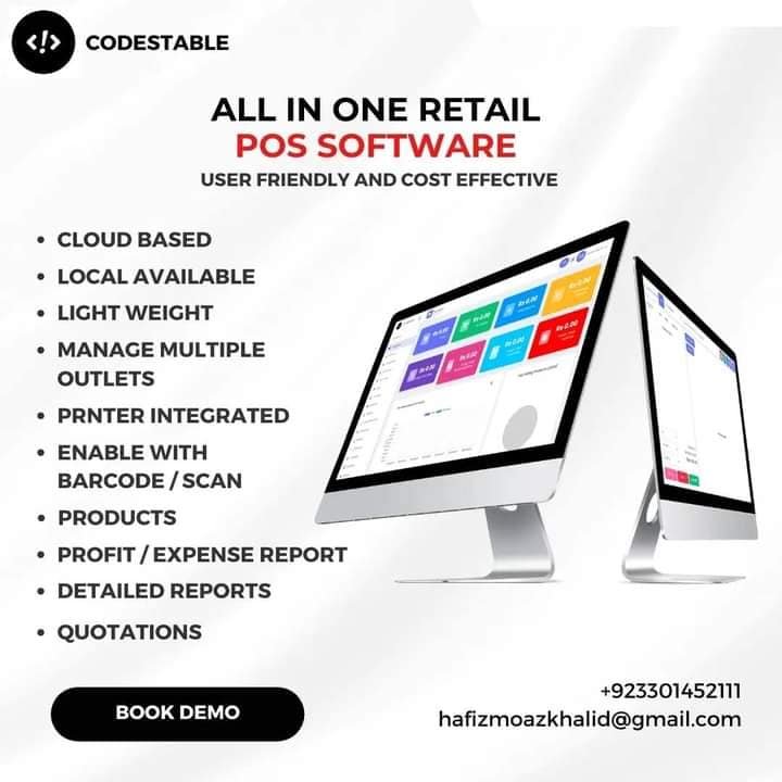 Shop Software , Restaurant Software, Book Shop Software