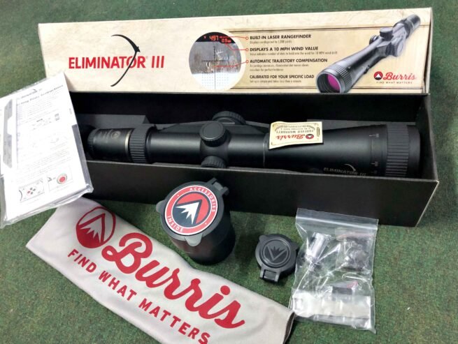 Burris Eliminator 3 scope Laser Eliminator Scope Lazer Range