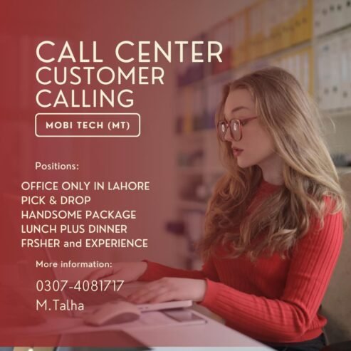 Call Center jobs for Males and Females