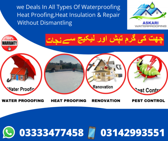 Bathroom and Water Tank Leakage Seepage Control Services