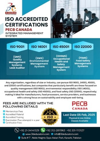 ISO ACCREDITED CERTIFICATIONS PECB CANADAS