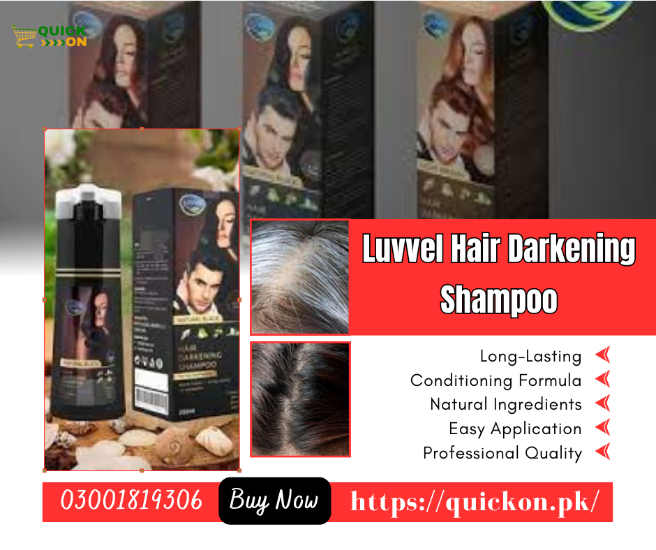 Luvvel Hair Darkening Shampoo in Pakistan 03001819306