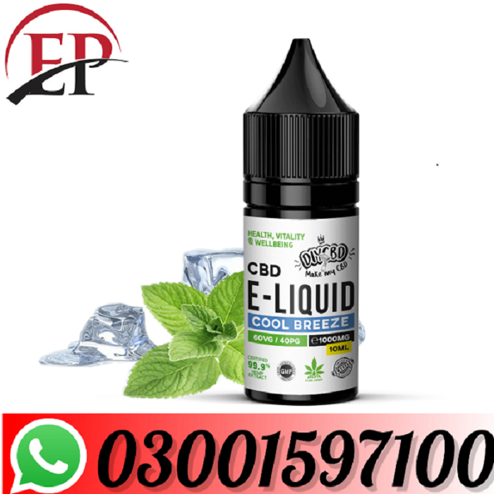 Orignal 1000MG – Cool Breeze – 10ML – CBD ELIQUID & VAPE OIL