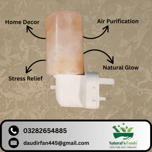 Pink Salt USB Lamp and Table Lamp