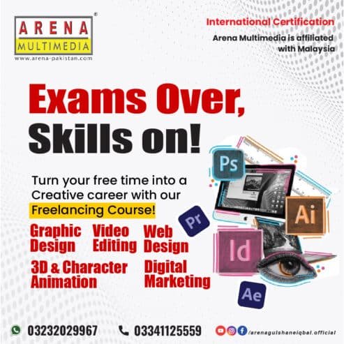 Join Arena Multimedia Freelancing Courses