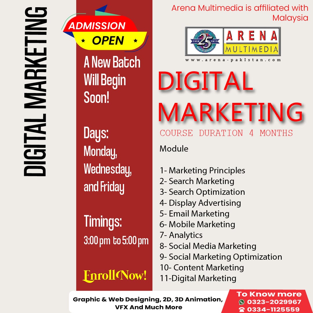 Join Arena Multimedia Freelancing Courses