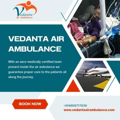 Air Ambulance with life saving medical equipment