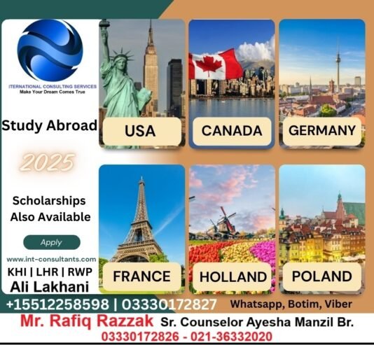 Karachi-based US Immigration Expert-Study Abroad, Work visa