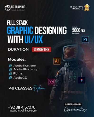 Become a Full Stack Graphic Designer with UI/UX Expertise!