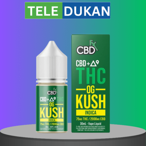 CBDFx THC Vape Juice: CBD + Delta-9 THC OG Kush In Pakistan