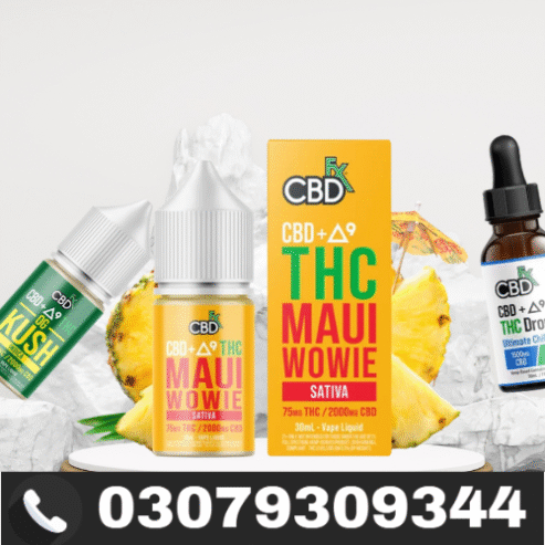 Delta-9 THC + CBD Vape Juice: Maui Wowie (Sativa) In Bahawal